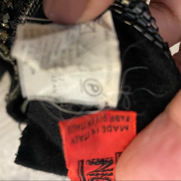 Vtg Valentino Night Cashmere Sweater Beaded (SW2) - Picture 7 of 8